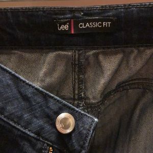 Lee Classic Fit Denim Capris Size 24W Medium